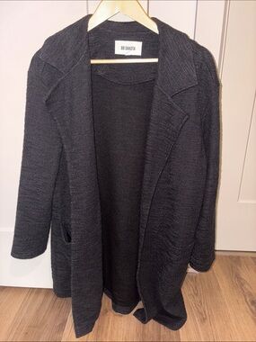 BB Dakota Black Knit Coat